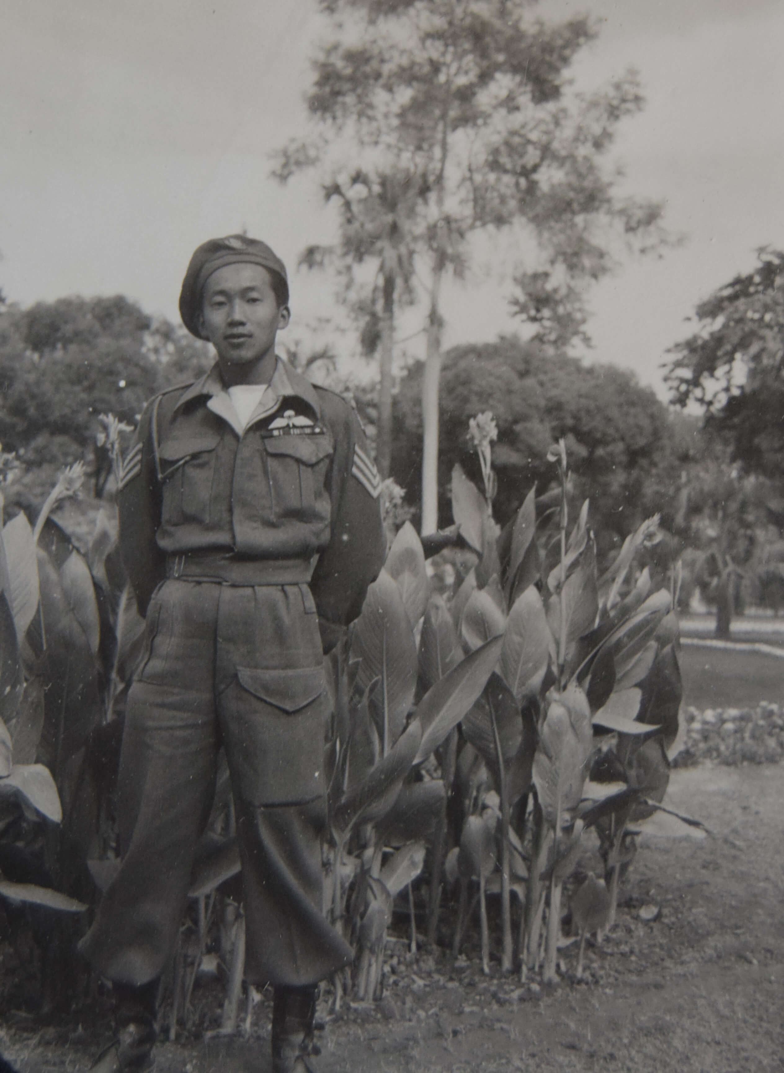 Henry Fung in Southeast Asia in 1945.