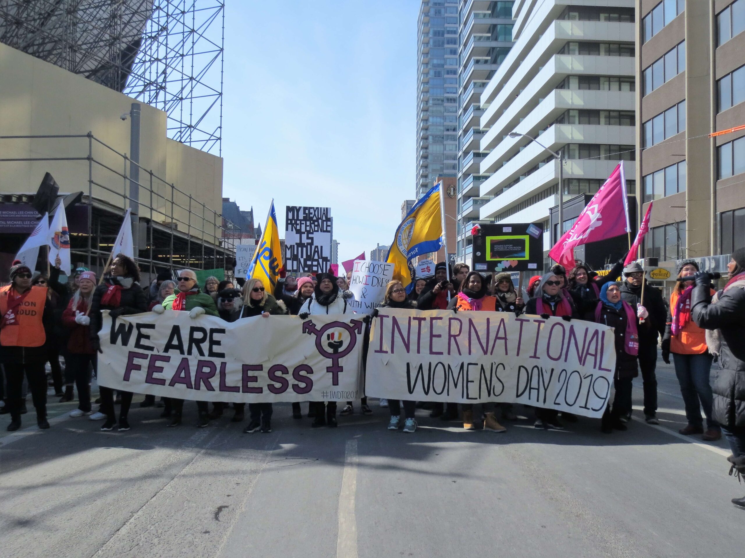 Toronto Women's Day Rally 2019