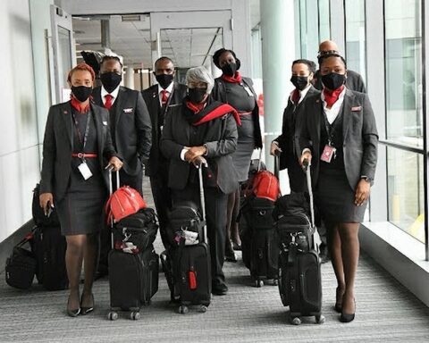 All-Black flight crew