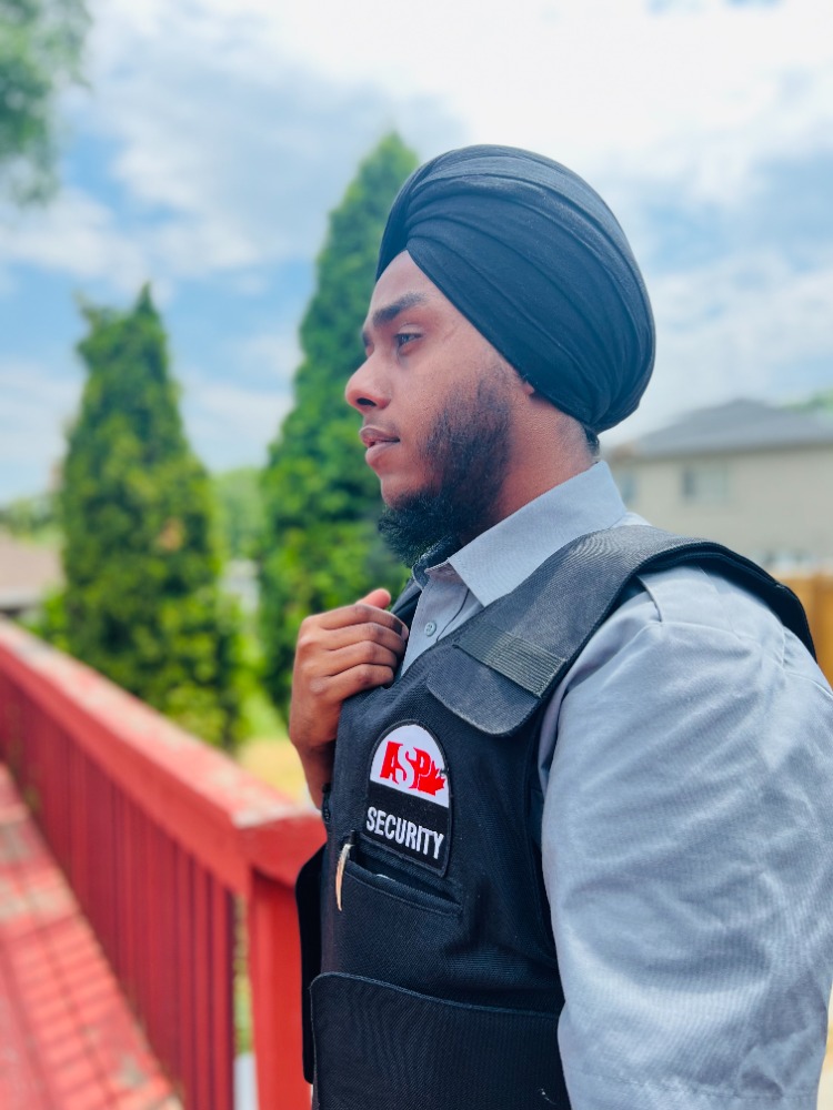 Sikh security officer