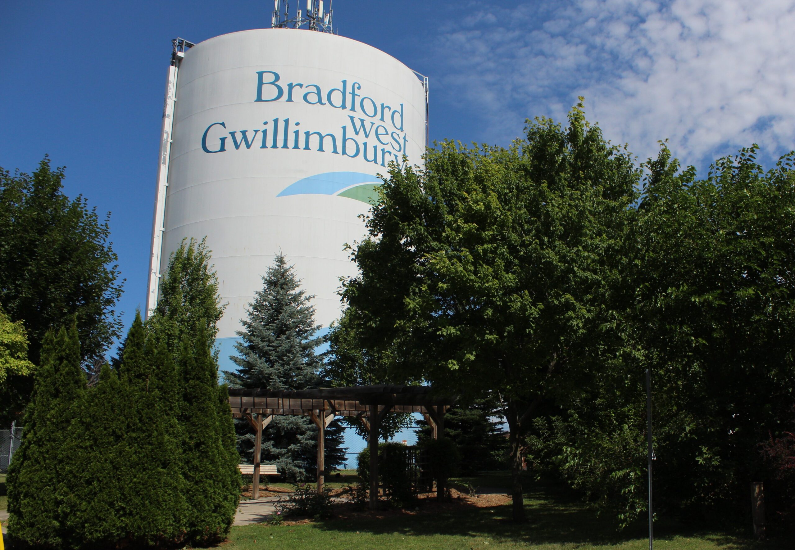 Bradford water tower.