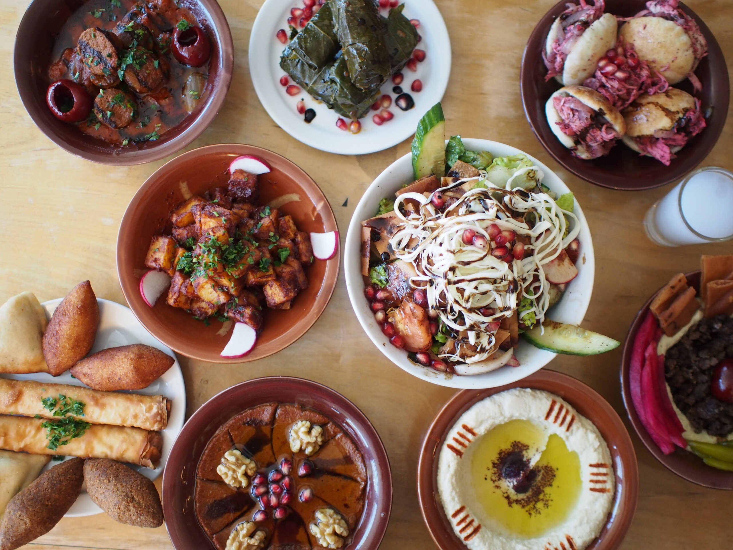 Des plats libanais variés