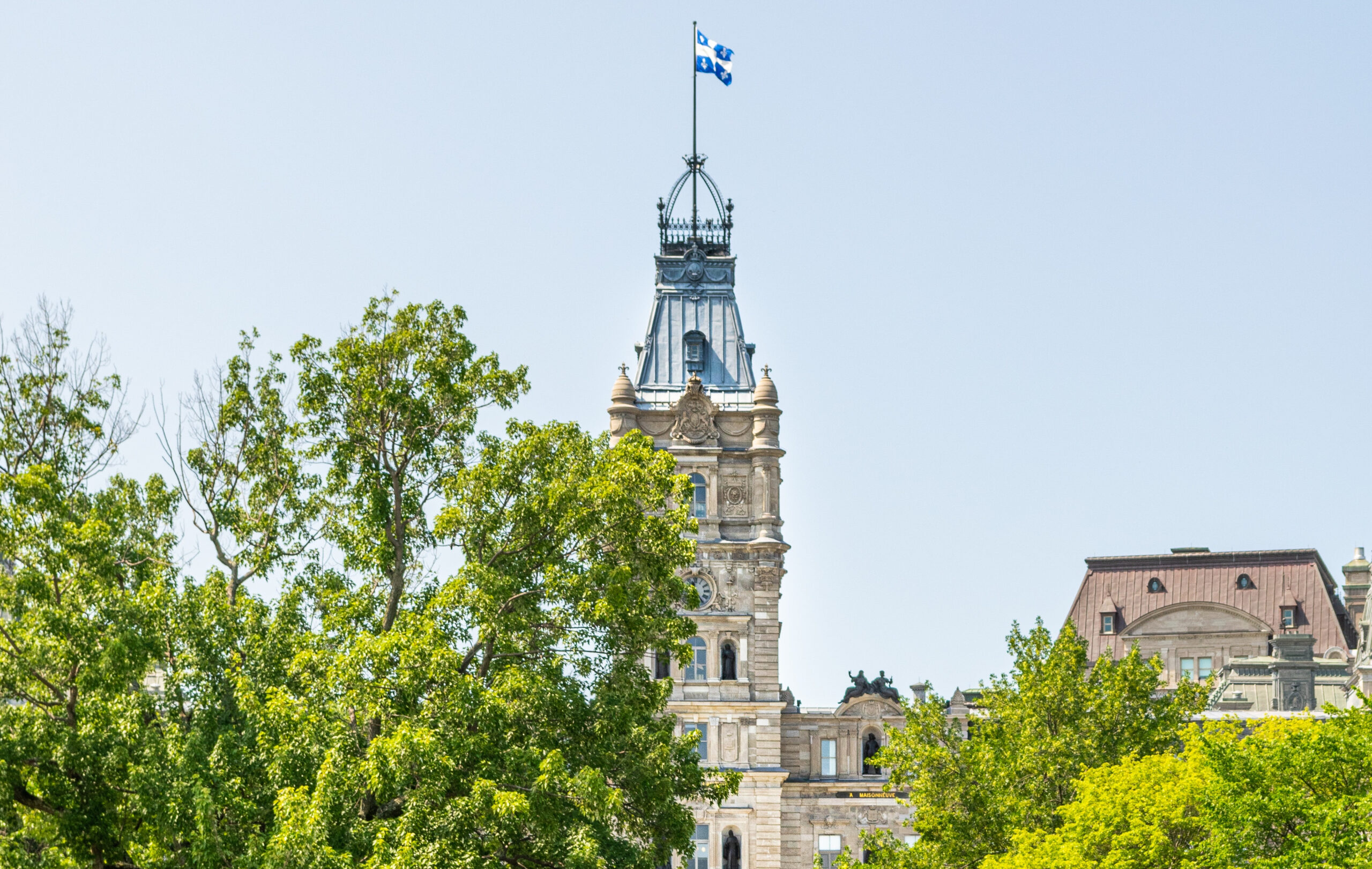Vue du Parlement du Québec