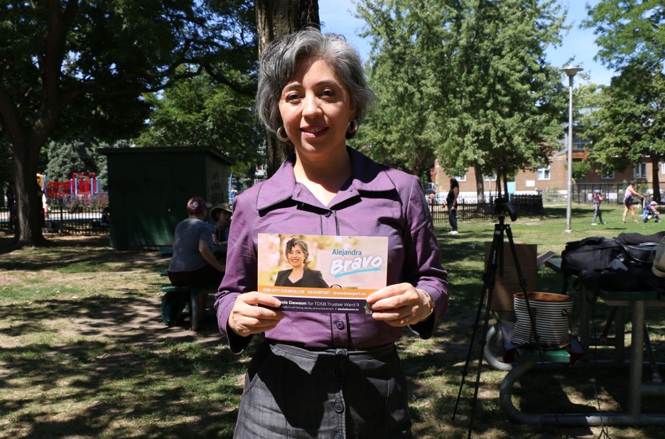 Alejandra Bravo, Latino candidate