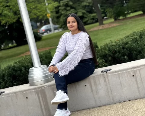 Ravneet Kaur, an international student