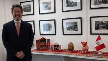 Italo Augusto Acha Puertas at the Consulate General of Peru in Toronto. 