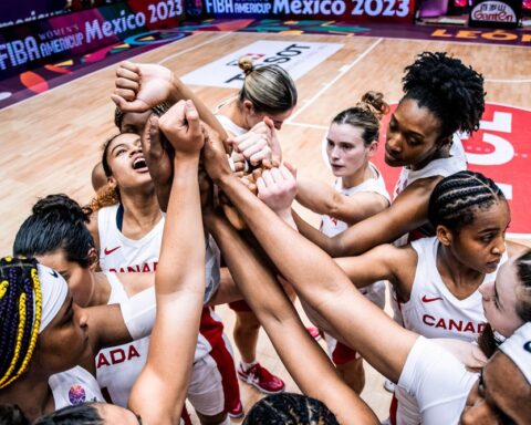 Canada Womens' Basketball team. Photo from: Team Canada Facebook