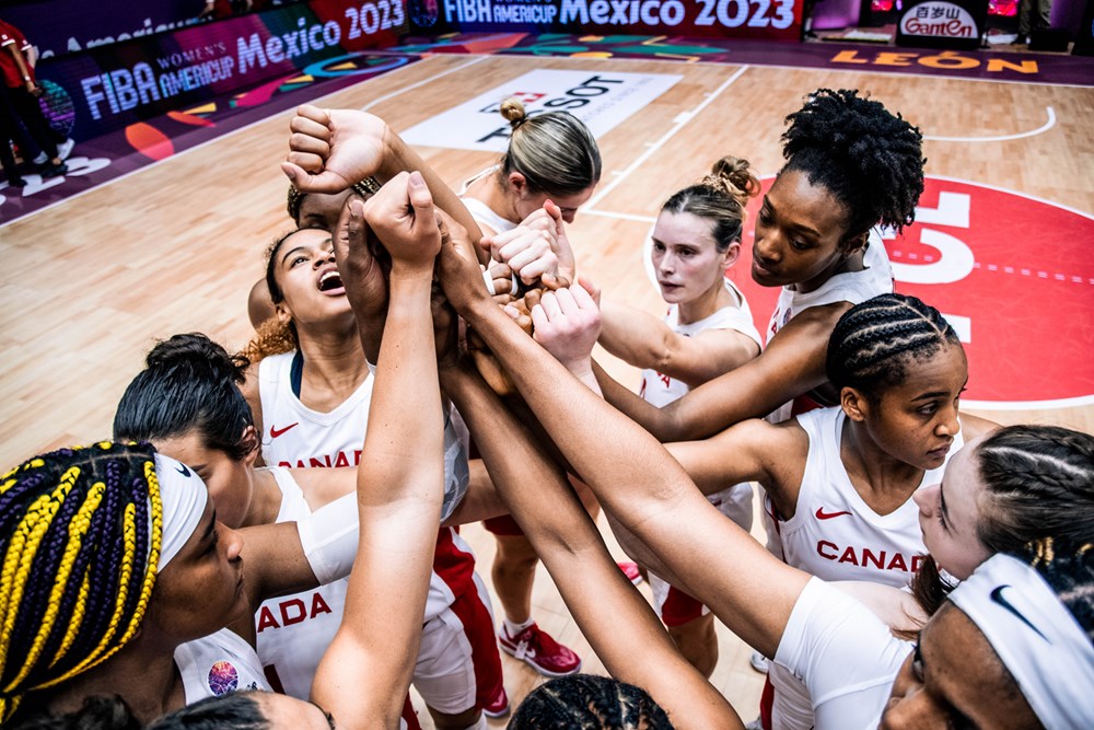 Canada Womens' Basketball team. Photo from: Team Canada Facebook