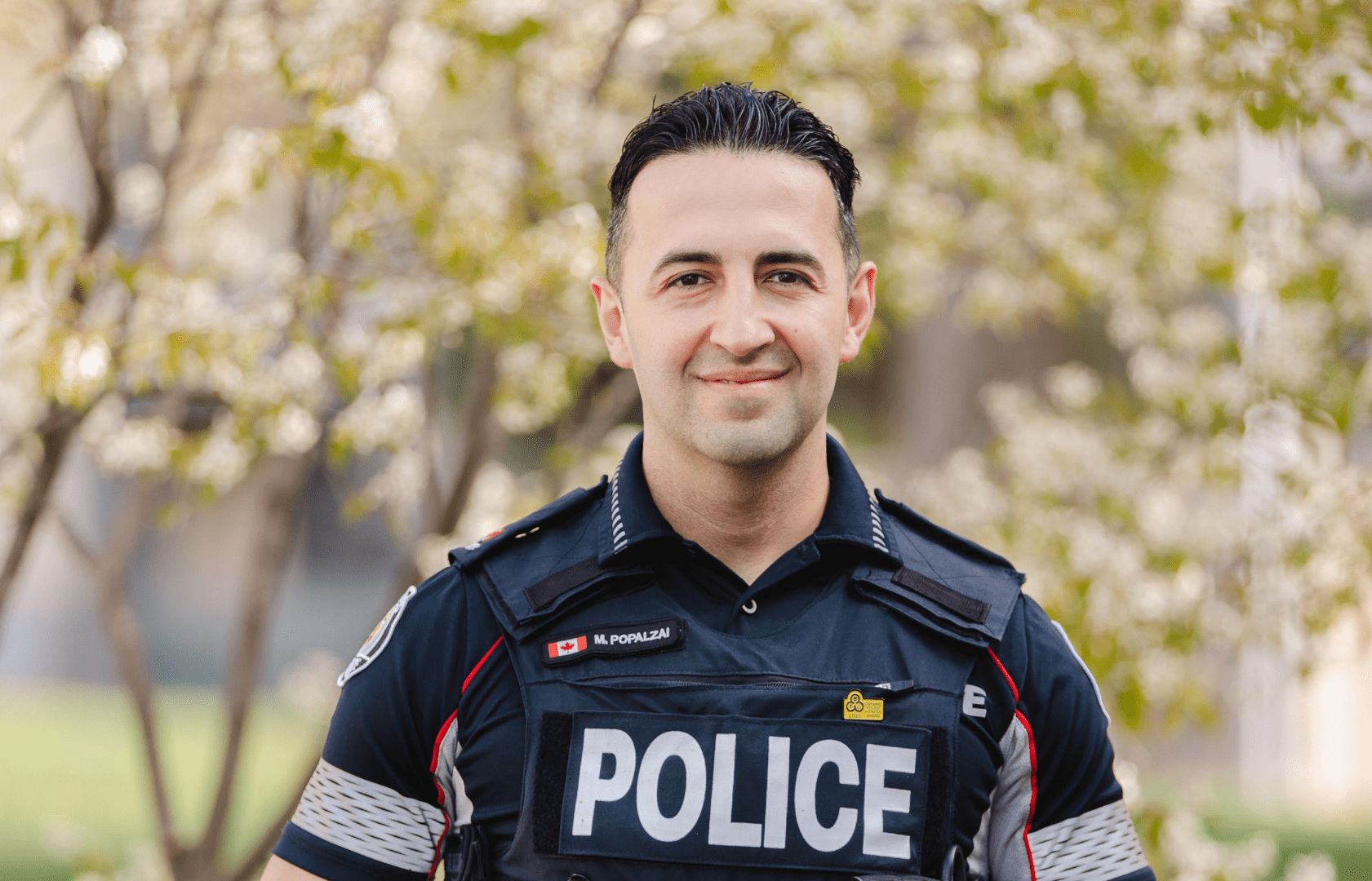 Mustafa Popalzai, now a Detective Constable of the Toronto Police